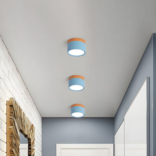 Modern Flush Mount Cylinder LED Ceiling Light