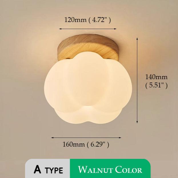 Pumpkin Flush LED Ceiling Light
