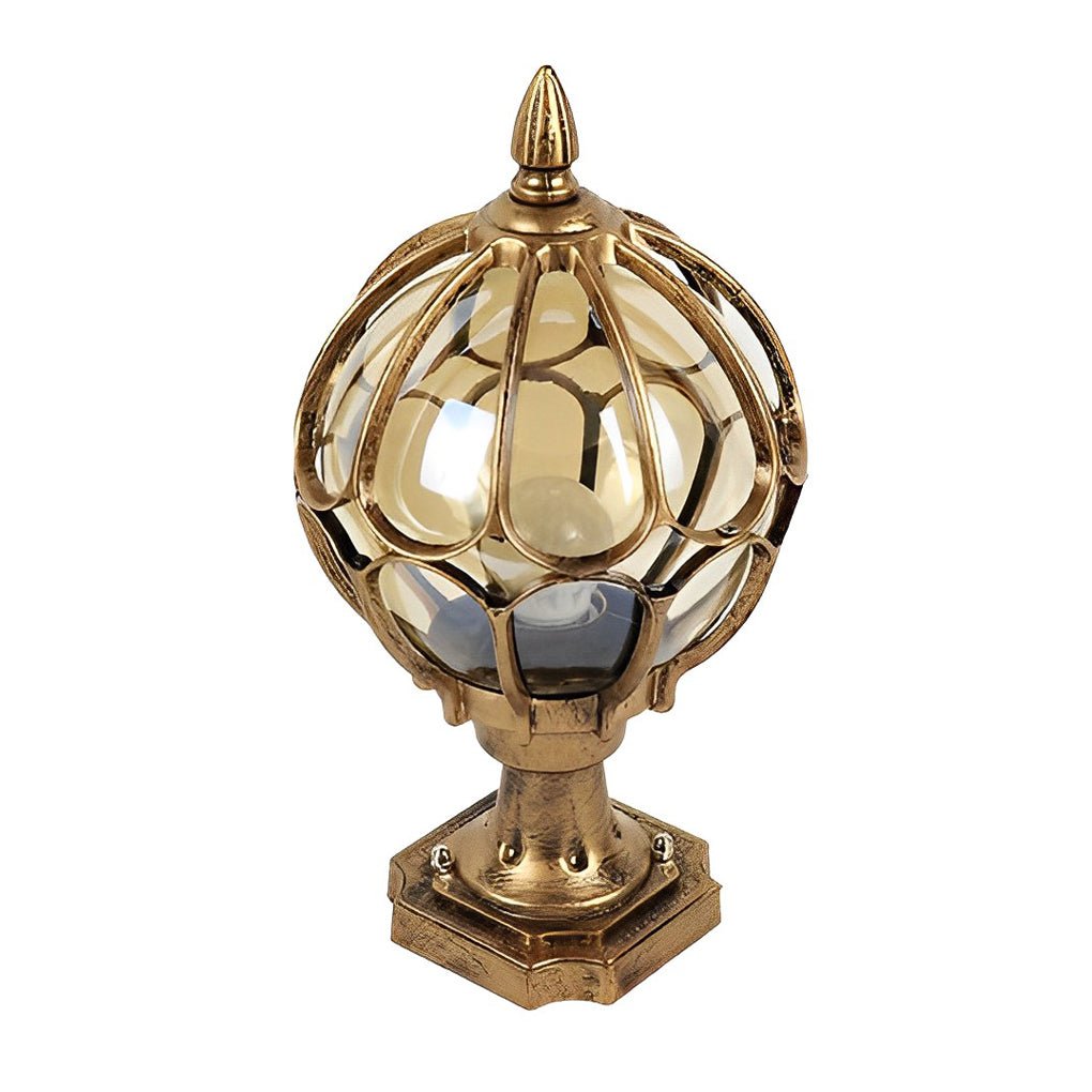 Vintage Outdoor Globe Post Light