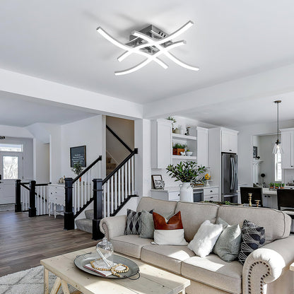 Curved Modern LED Ceiling Light