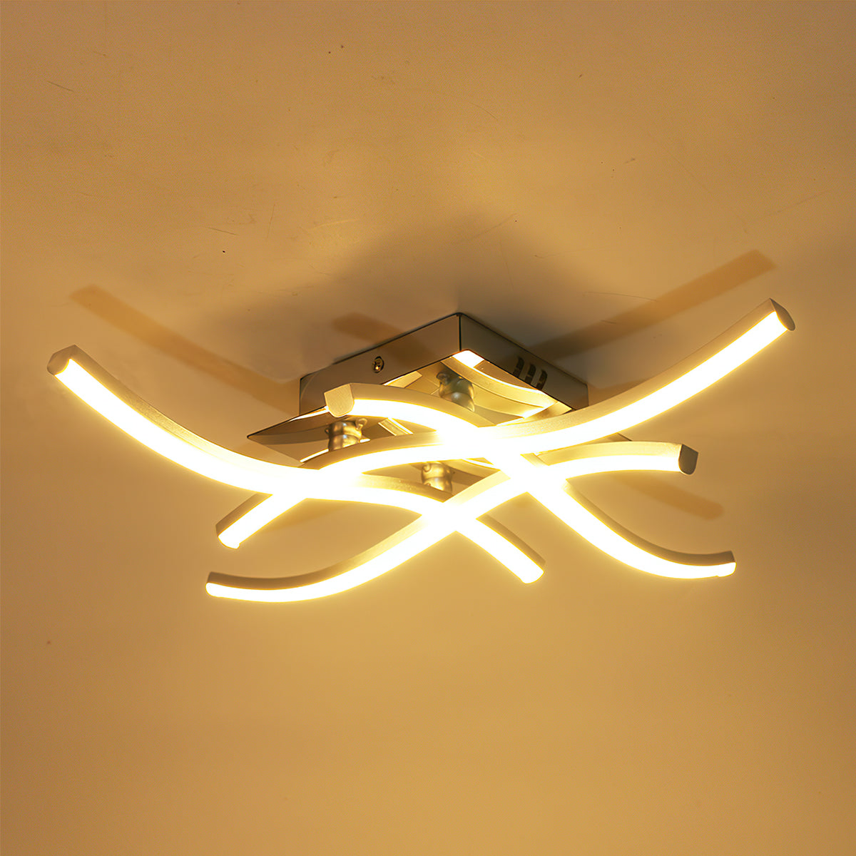 Curved Modern LED Ceiling Light