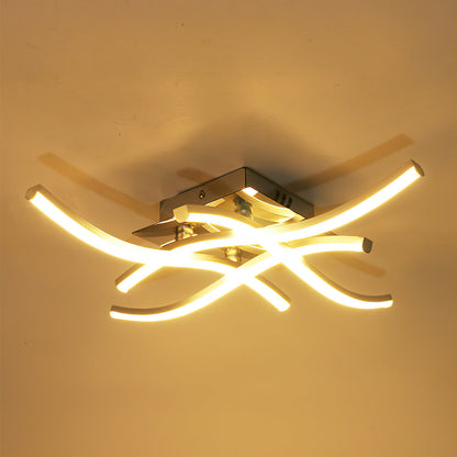 Curved Modern LED Ceiling Light