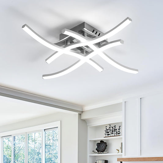 Curved Modern LED Ceiling Light