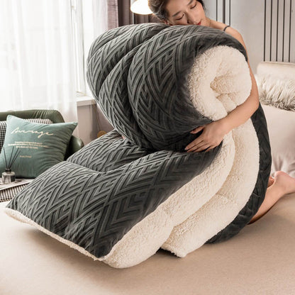 Thick Sherpa Winter Blanket | Twin (150cm x 200cm)