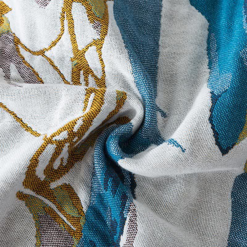 Peacock Jacquard Lightweight Quilt