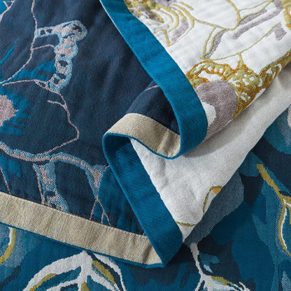 Peacock Jacquard Lightweight Quilt