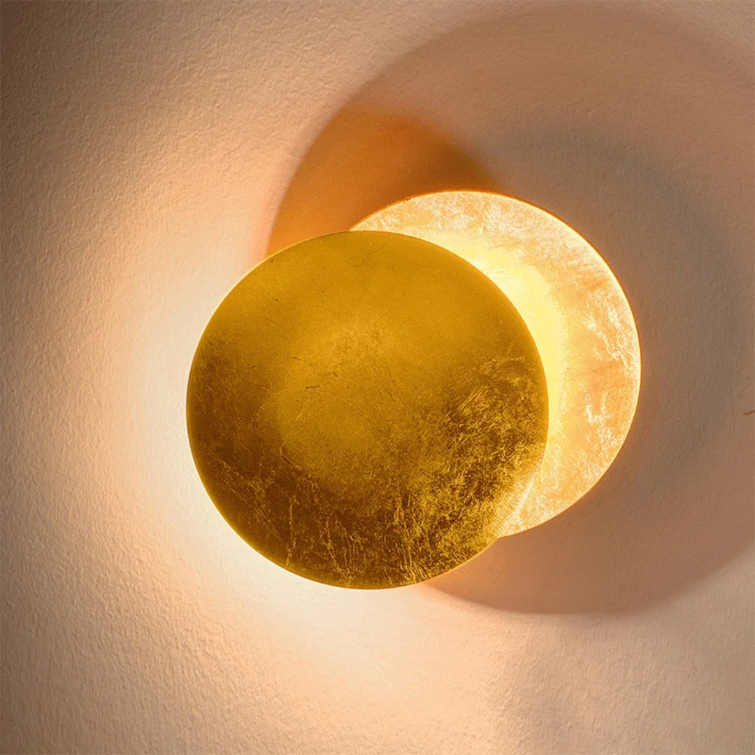 Modern Elegance Moon Eclipse Wall Lamp