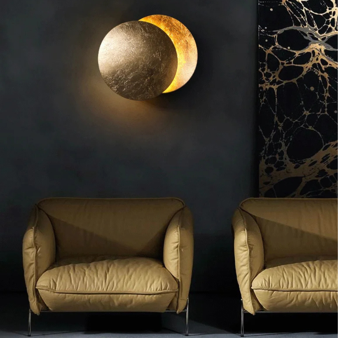 Modern Elegance Moon Eclipse Wall Lamp