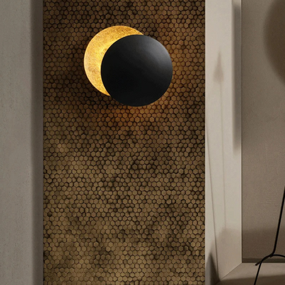 Modern Elegance Moon Eclipse Wall Lamp