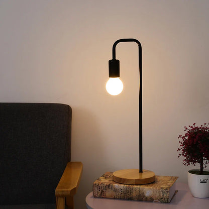 Nordic Wooden Base Table Lamp