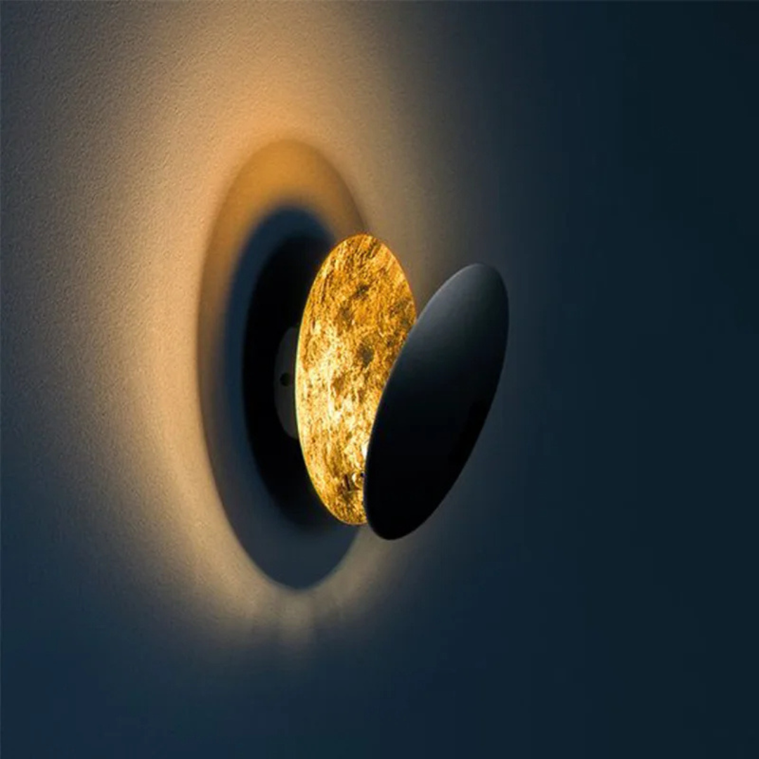 Modern Elegance Moon Eclipse Wall Lamp
