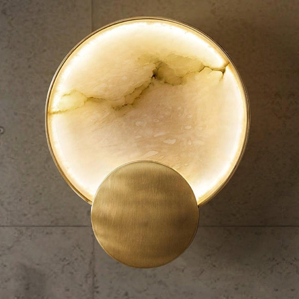 Luxury Modern Terra Svet Alabaster Wall Light