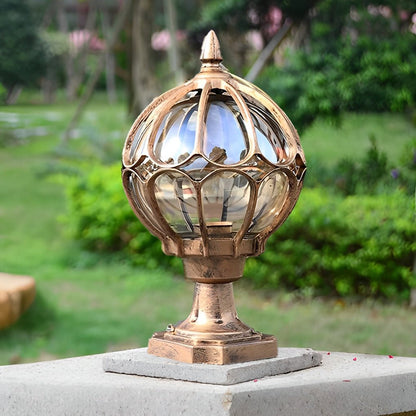 Vintage Outdoor Globe Post Light