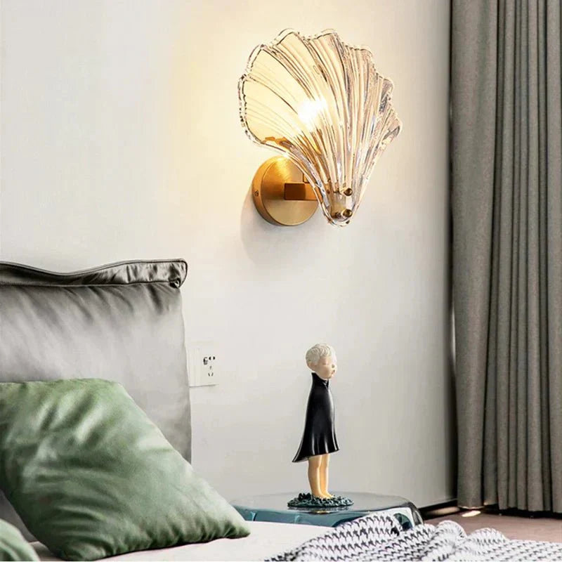 Coastal Shell Wall Sconce