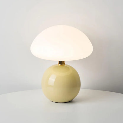 Ceramic LED Mushroom Table Lamp