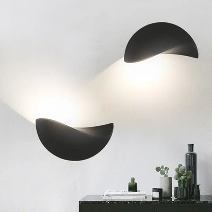 Minimalist Half-Round LED Wall Light