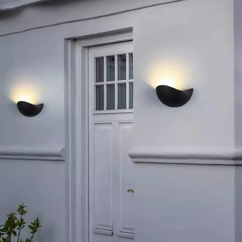 Minimalist Half-Round LED Wall Light