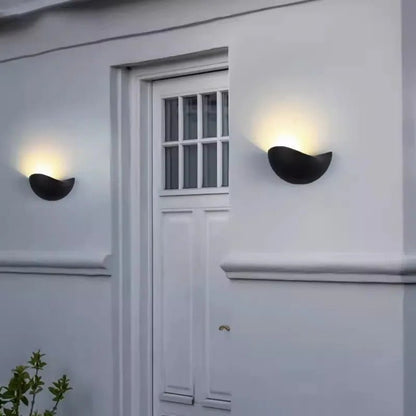 Minimalist Half-Round LED Wall Light