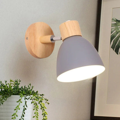 Wooden Reading Wall Lamp