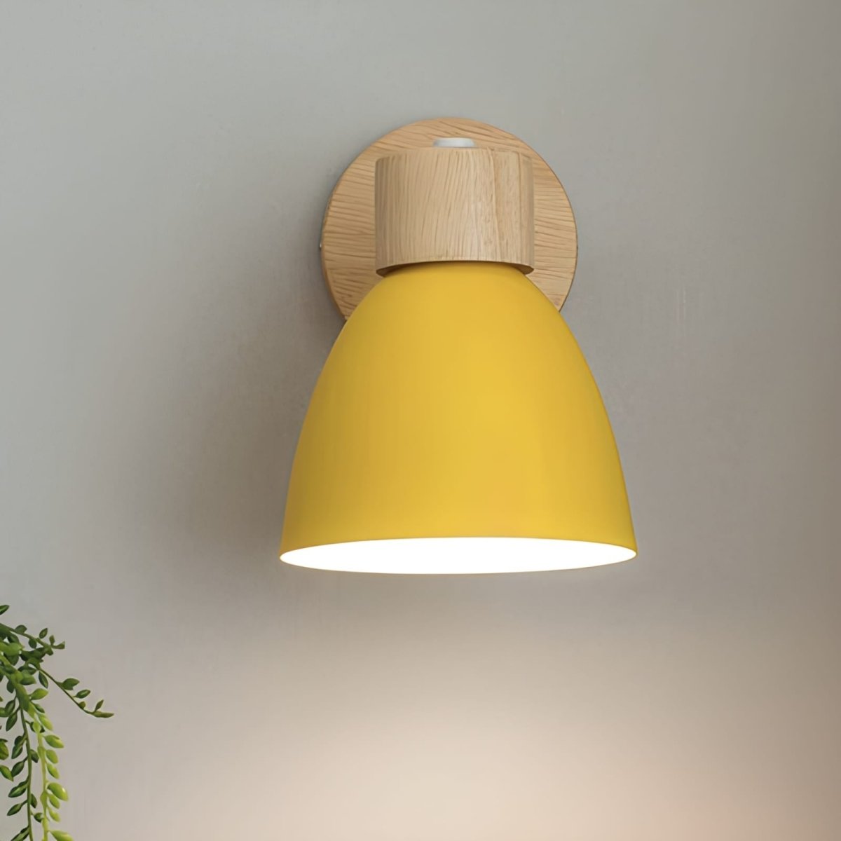 Wooden Reading Wall Lamp