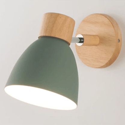 Wooden Reading Wall Lamp