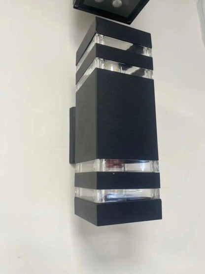 Up Down Black Outdoor Wall Sconce